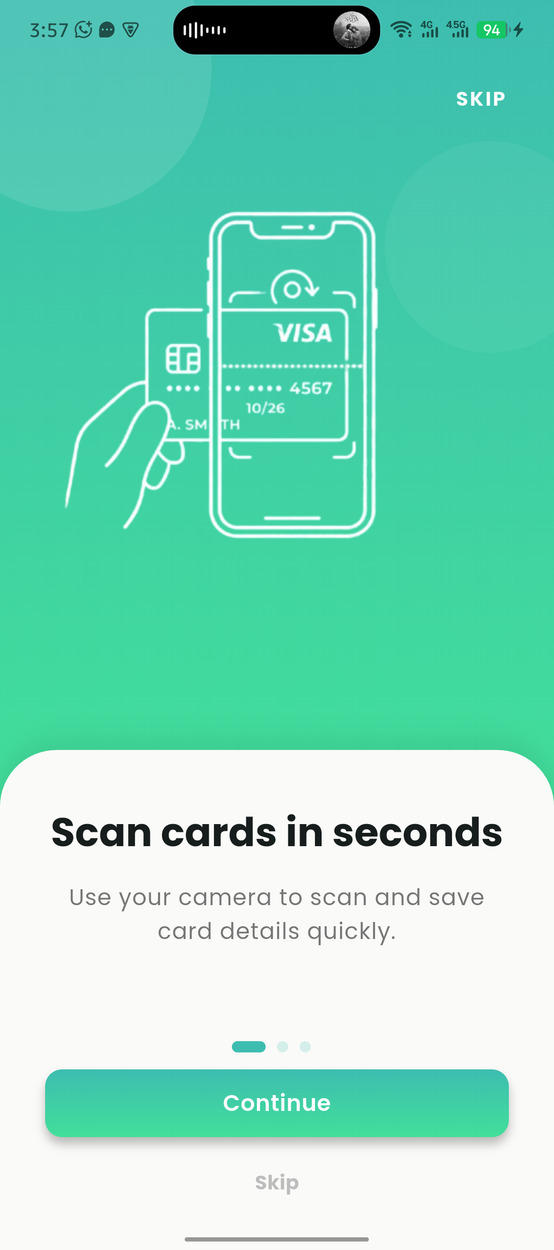 DebitCard NFC EMV App Preview
