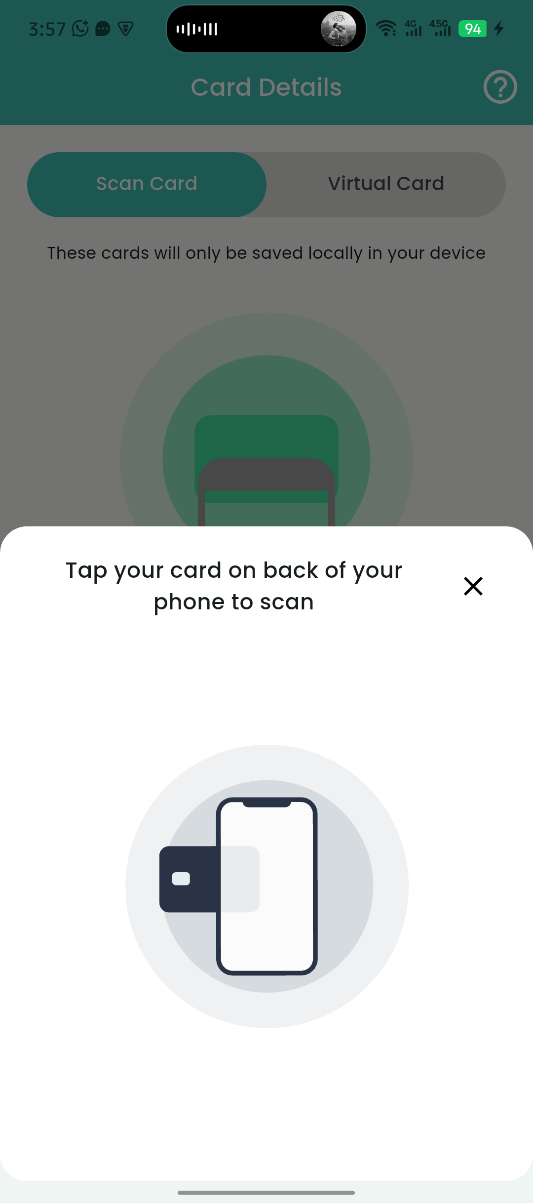 Biometric Quick Peek